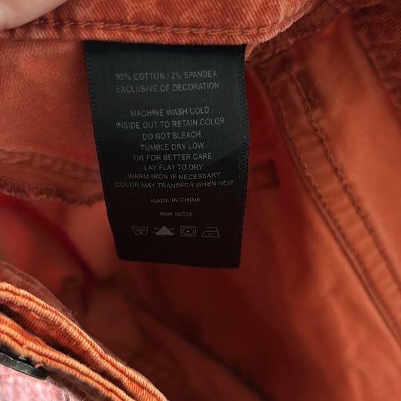 Kut from the Kloth Jennifer cigarette skinny snakeskin jeans size 2 - Picture 8 of 8